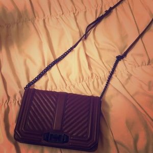 Wine colored Rebecca minkoff love purse